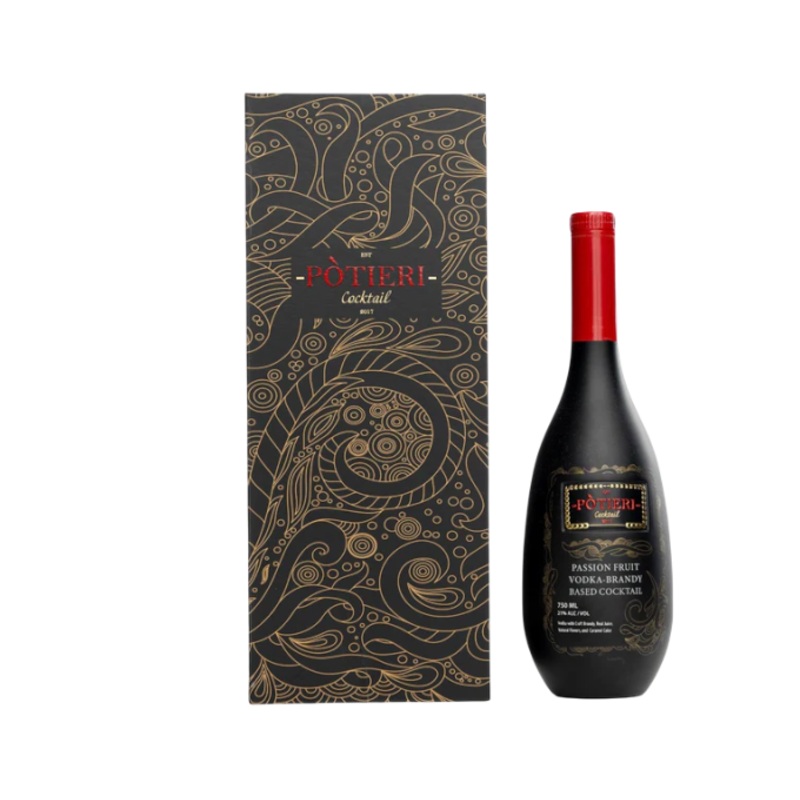 Potieri Passionfruit Vodka Brandy Gift Box 750ml