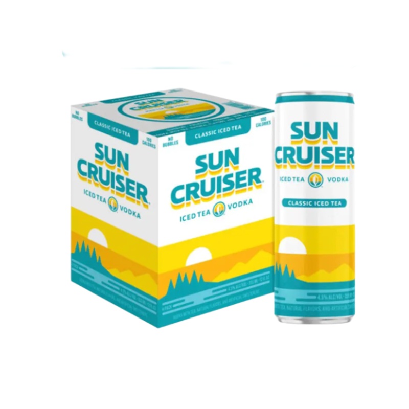 Sun Cruiser Classic Iced Tea Plus 12oz 4-Pack can