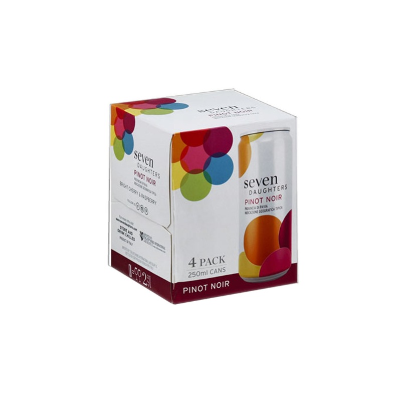 Seven Daughters Pinot Noir 250ml 4-Pack Can