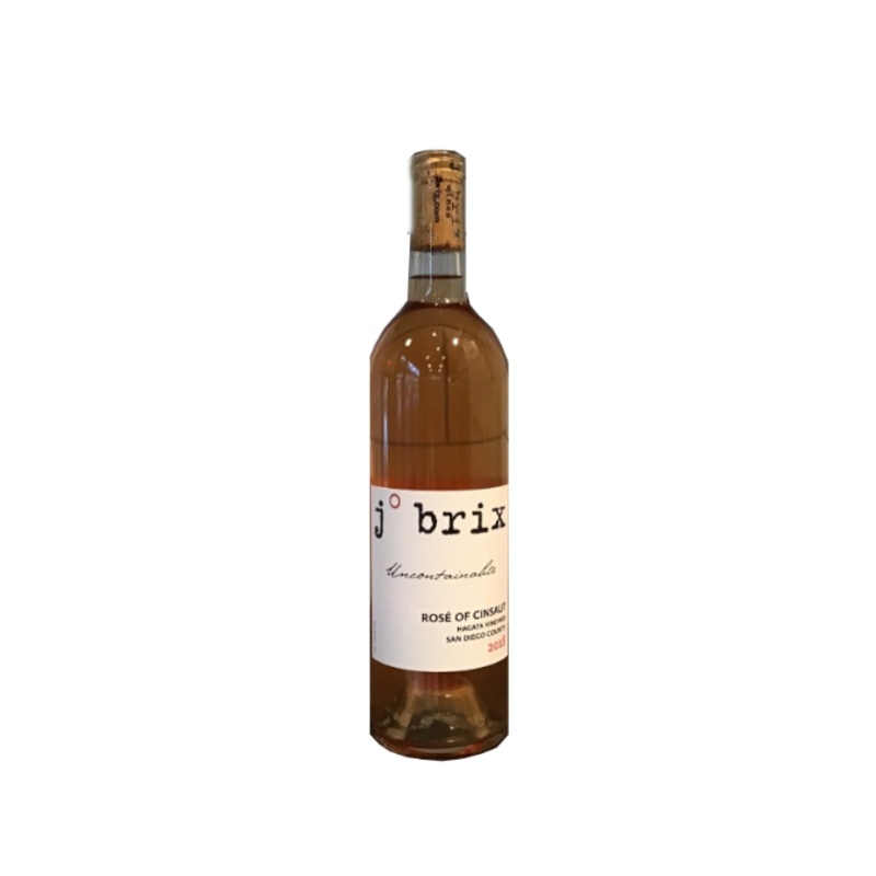 J Brix Uncontainable Cinsaut Rose 750ml (No Barcode)