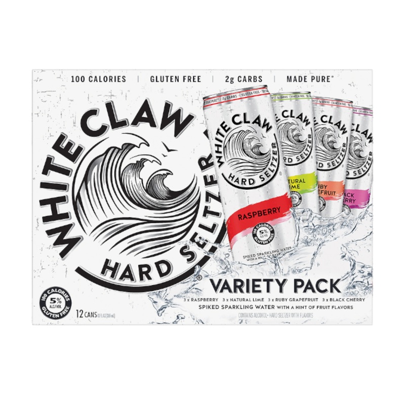 White Claw Hard Seltzer Variety Pack # 2 12-Pack Can (DNO P1)