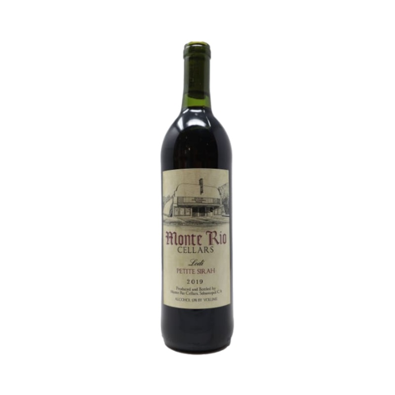 Monte Rio Cellars Petite Sirah 750ml (No Barcode)