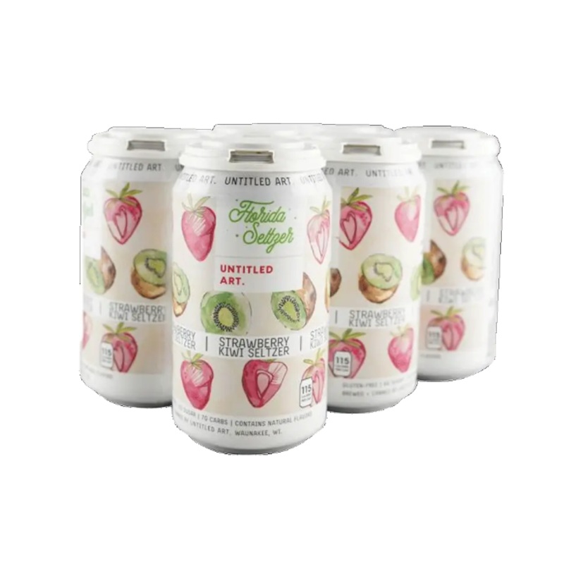 Untitled Art Florida Strawberry Kiwi Seltzer 12oz 6-Pack Can