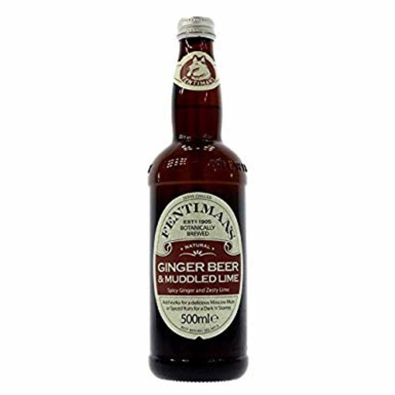 FENTIMANS GINGER BEER & MUDDLED LIME 6/4PK 6.8 oz (24)