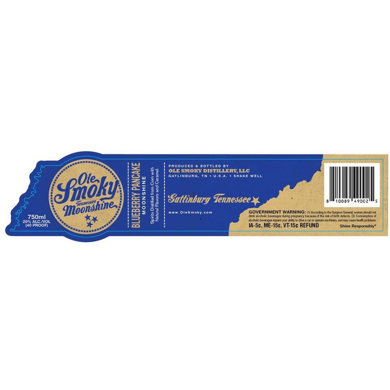 Ole Smoky Blueberry Pancake Moonshine