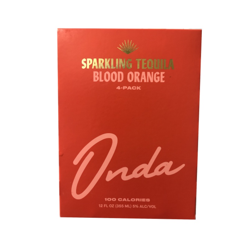 Onda Sparkling Blood Orange 12oz 4-Pack Can