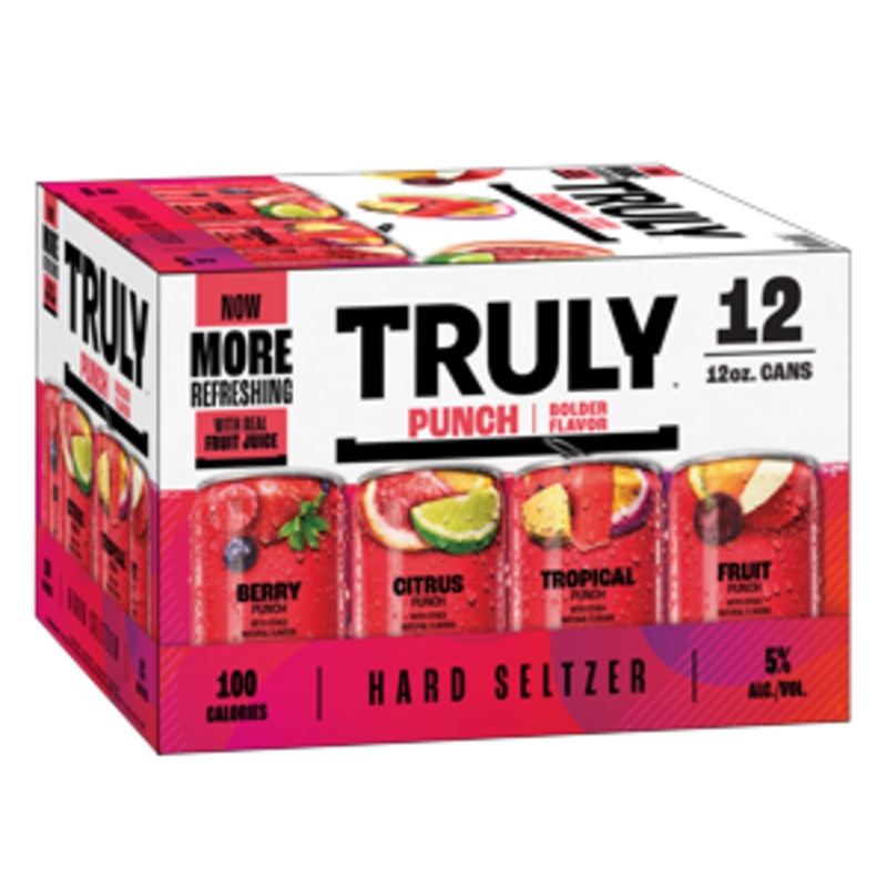 TRULY Hard Seltzer Punch Variety Pack (24 - 12oz Cans, 12 Pack)