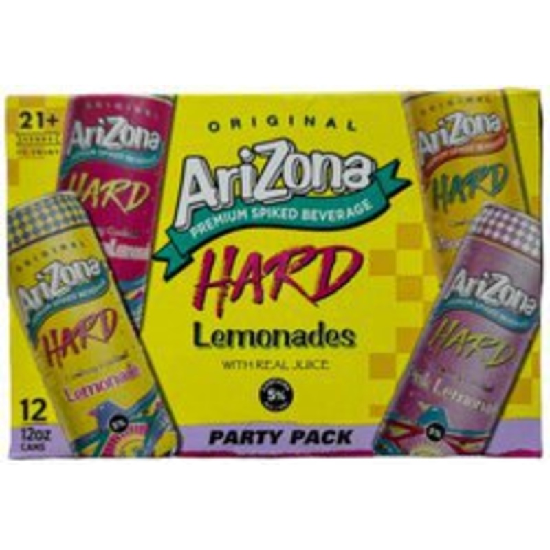 ARIZONA  HARD TEA LEMONADE 12PK CANS  12 OZ