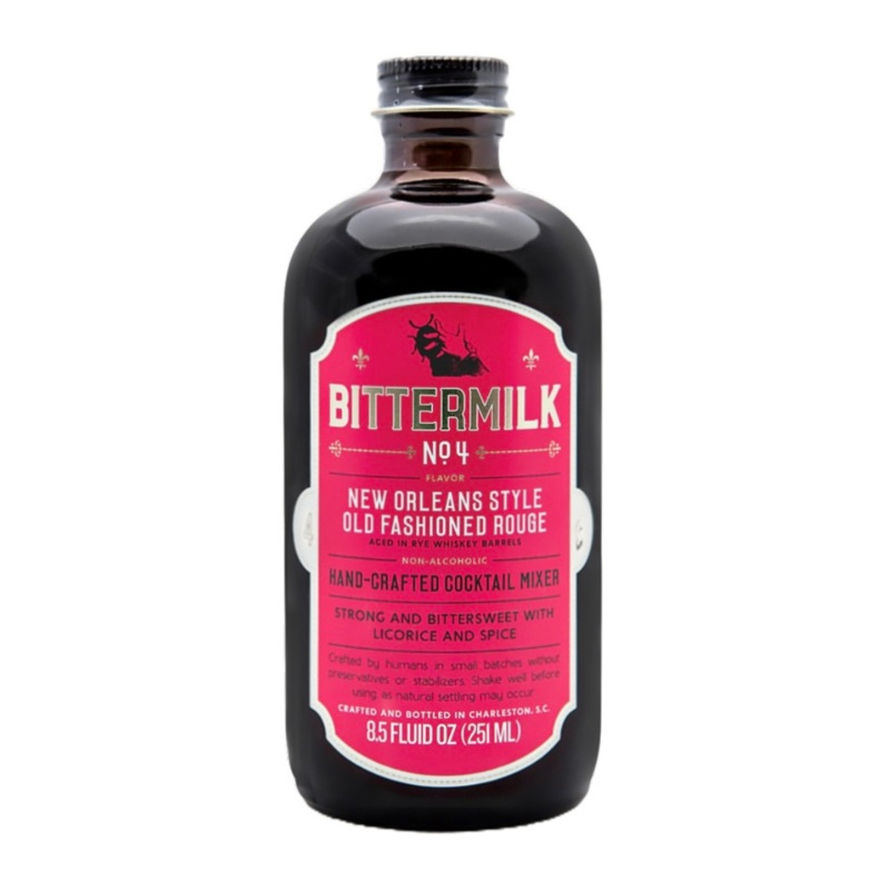 Bittermilk No.4 New Orleans Style Old Fashioned Rouge 8.5Oz