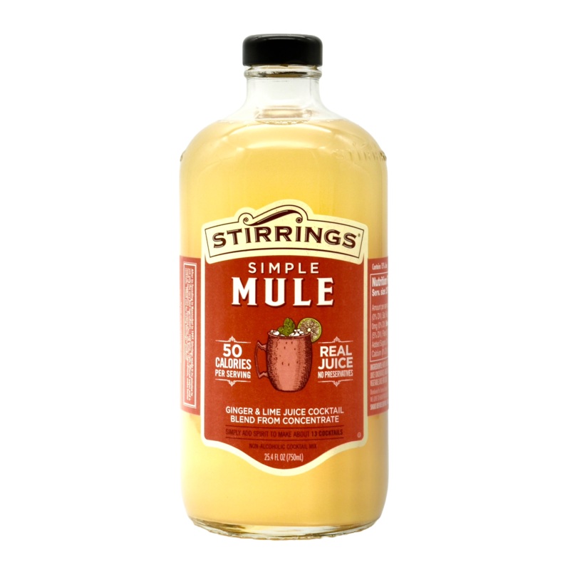 Stirrings Mule Cocktail Mix 750ml