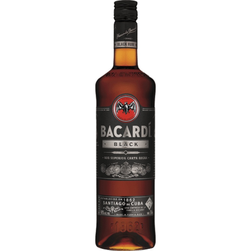 Bacardi Black Rum 1L