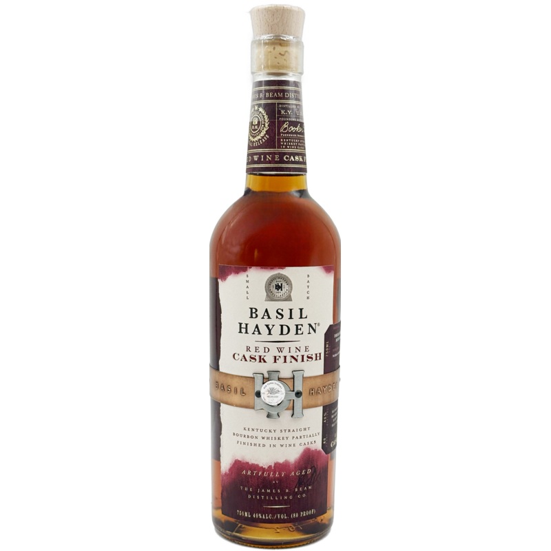 Basil Hayden Red Wine Cask Finish Kentucky Straight Bourbon Whiskey 750mL
