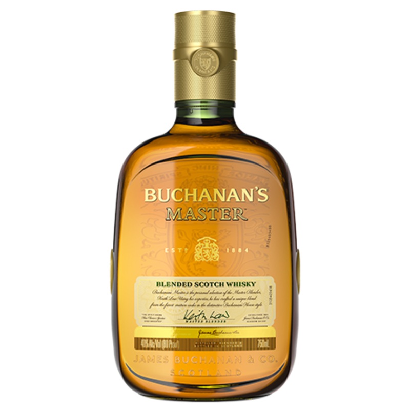 James Buchanans Master Blended 12 Year Scotch Whisky 750mL