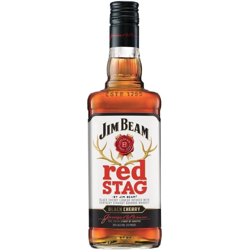 Jim Beam Red Stag Black Cherry Bourbon Whiskey 750mL
