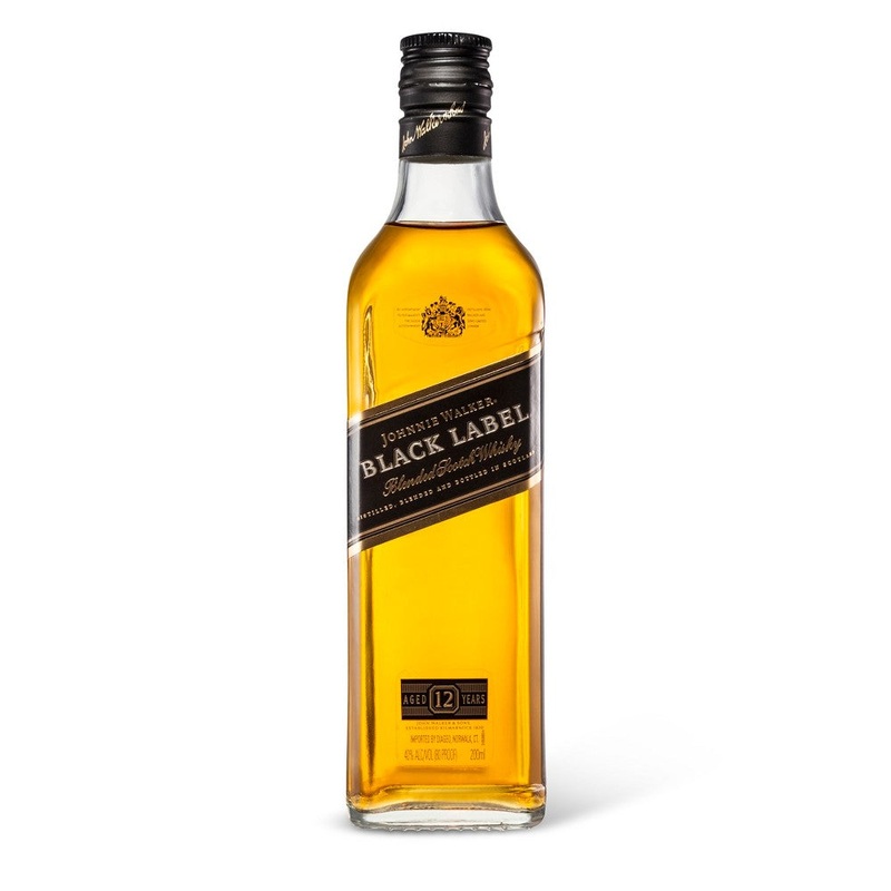 Johnnie Walker Black Label 12yr. Blended Scotch Whisky 200mL