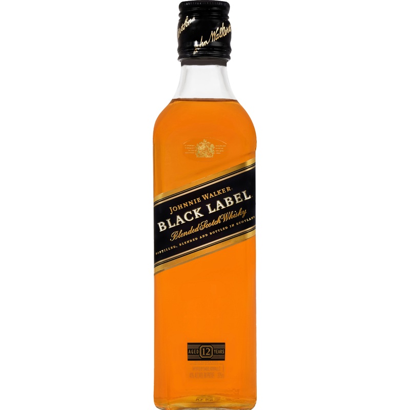 Johnnie Walker Black Label 12yr. Blended Scotch Whisky 375mL