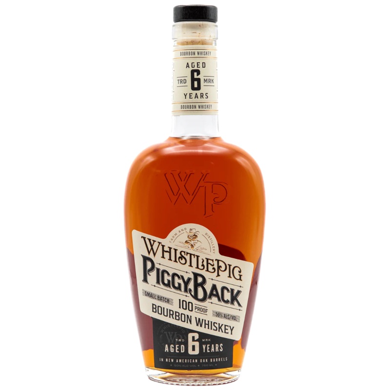 WhistlePig PiggyBack 100 Proof 6 Year Bourbon Whiskey 750mL