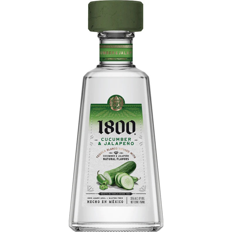 1800 Cucumber Jalapeno Blanco Tequila 1L