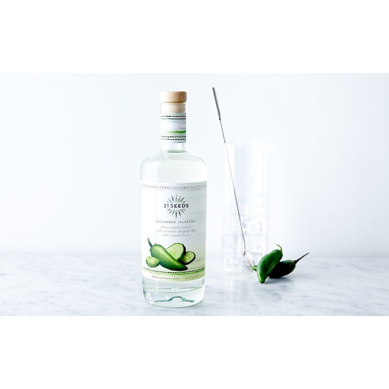21 Seeds Cucumber Jalapeno Blanco Tequila 750 mL
