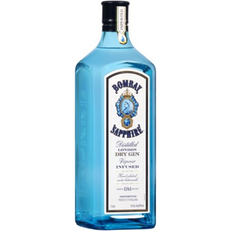 Bombay Sapphire Distilled London Dry Gin 1L