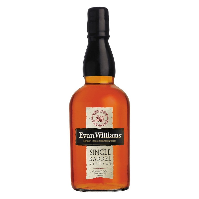 Evan Williams Single Barrel Bourbon Whiskey 750mL