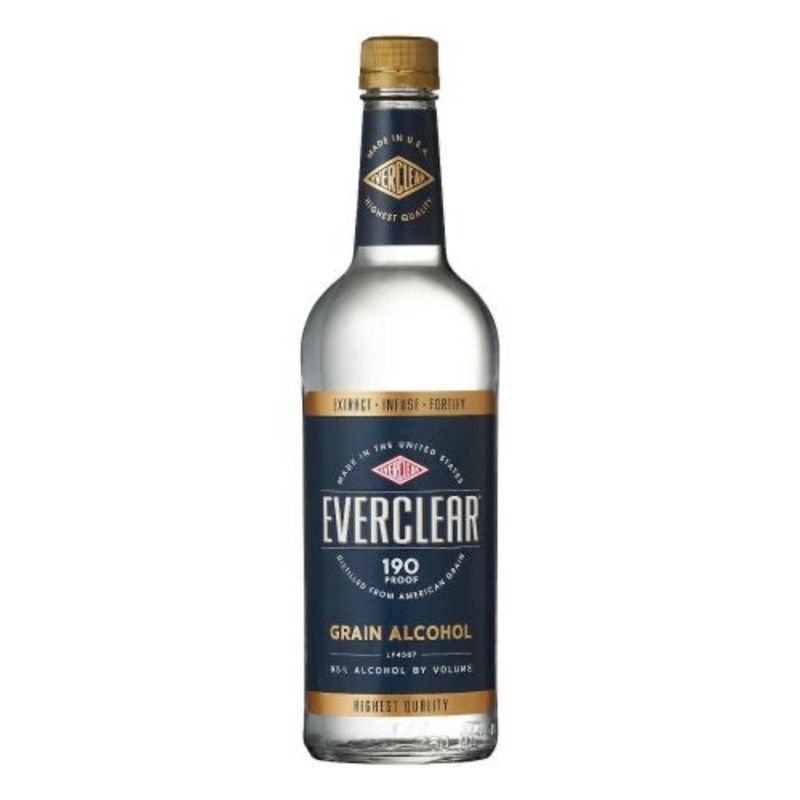 Everclear Grain Alcohol 190 Proof 1L