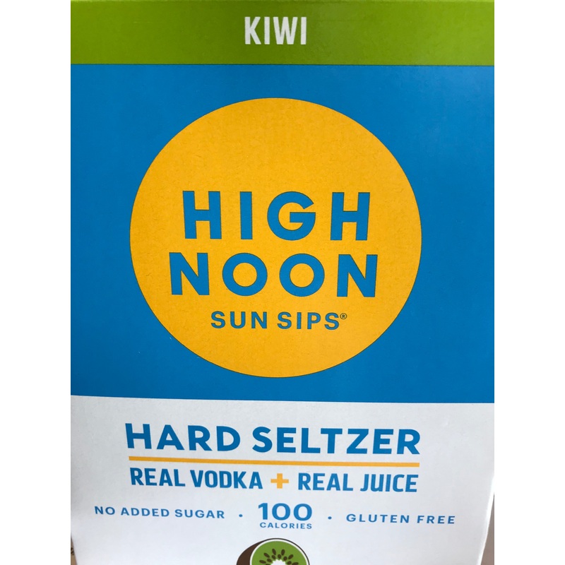 High Noon Sun Sips Vodka Hard Seltzer Kiwi  4pk cans