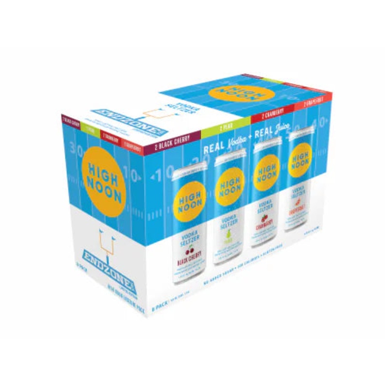 High Noon Vodka Hard Seltzer Endzone Variety Pack 8pk Cans
