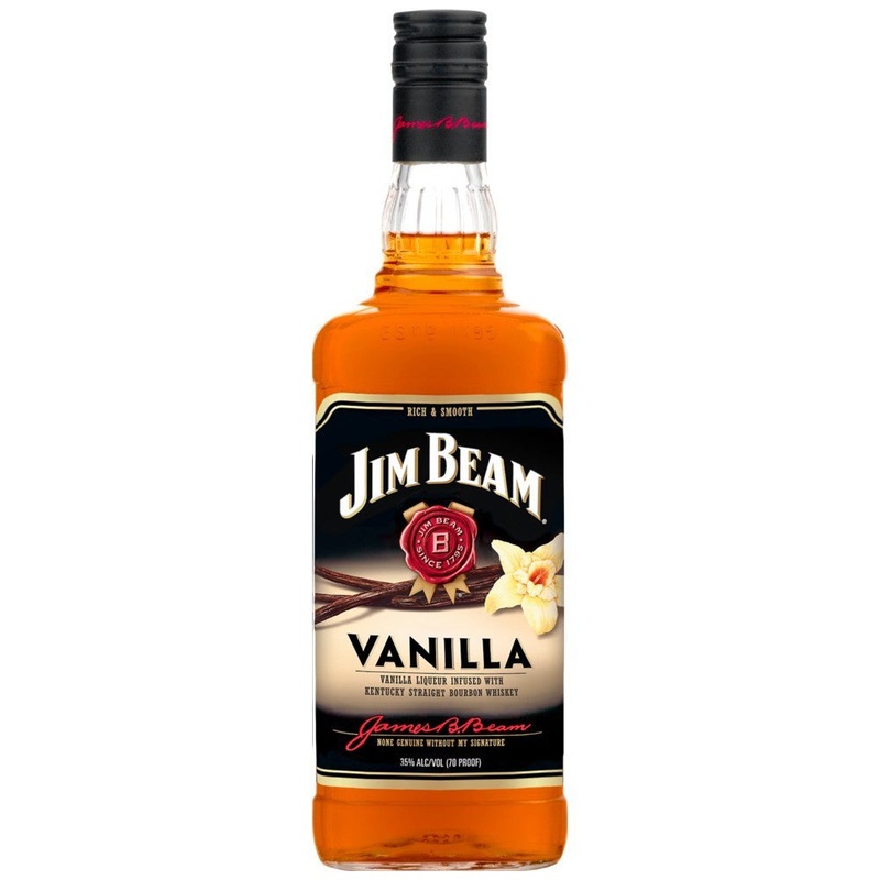 Jim Beam Vanilla Bourbon Whiskey 1L