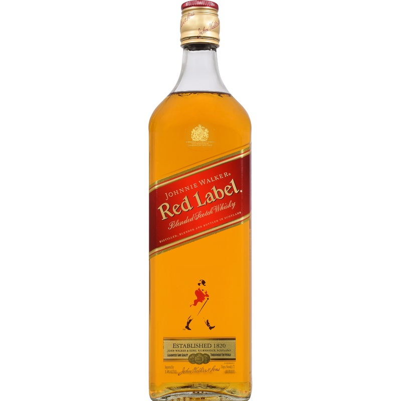 Johnnie Walker Red Label Blended Scotch Whiskey 1L