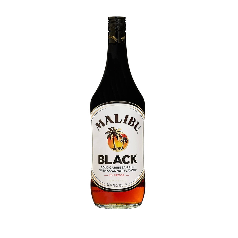 Malibu Black Rum 1L