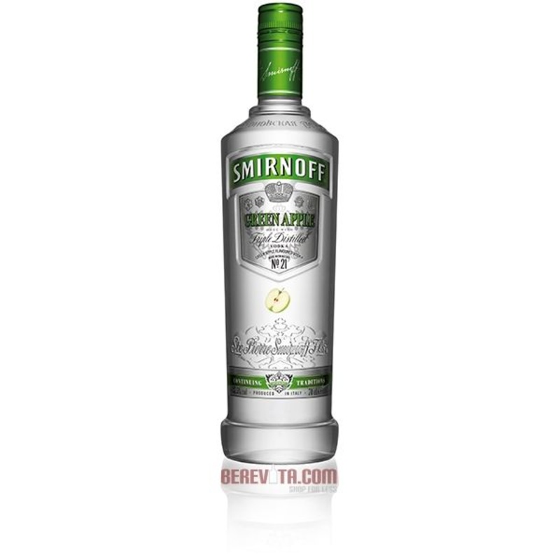 Smirnoff Green Apple Vodka 1L