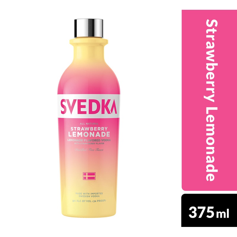SVEDKA Strawberry Lemonade Vodka 375mL
