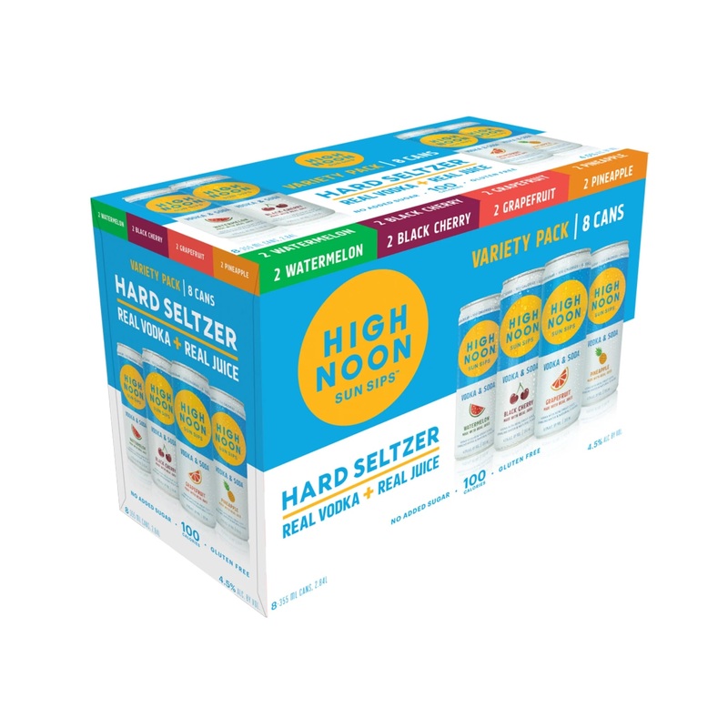 High Noon Vodka Hard Seltzer Day Variety Pack 8pk Cans