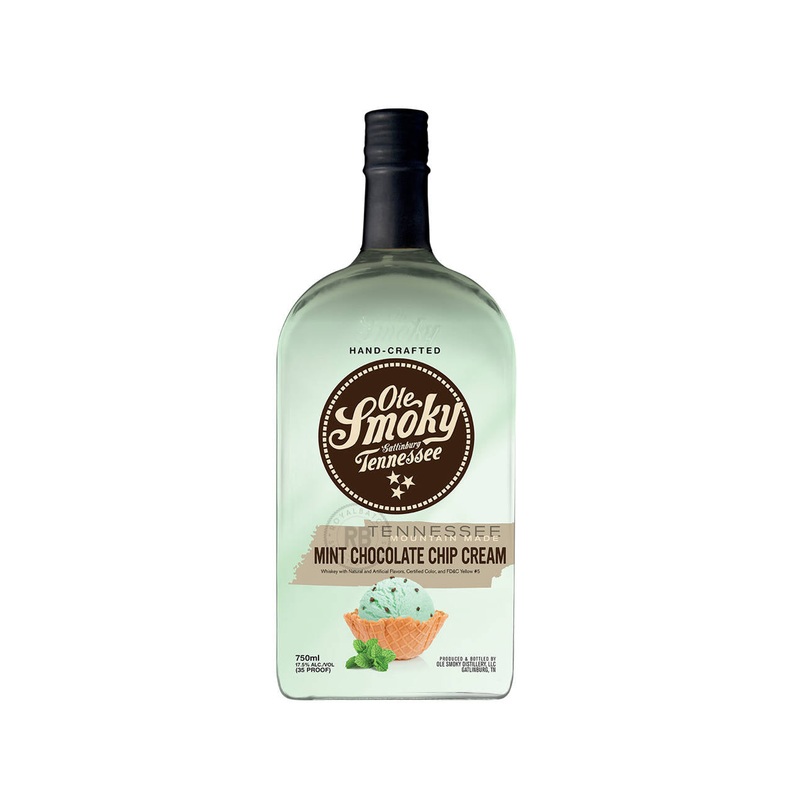 Ole Smoky Mint Chocolate Chip Cream Moonshine 750mL