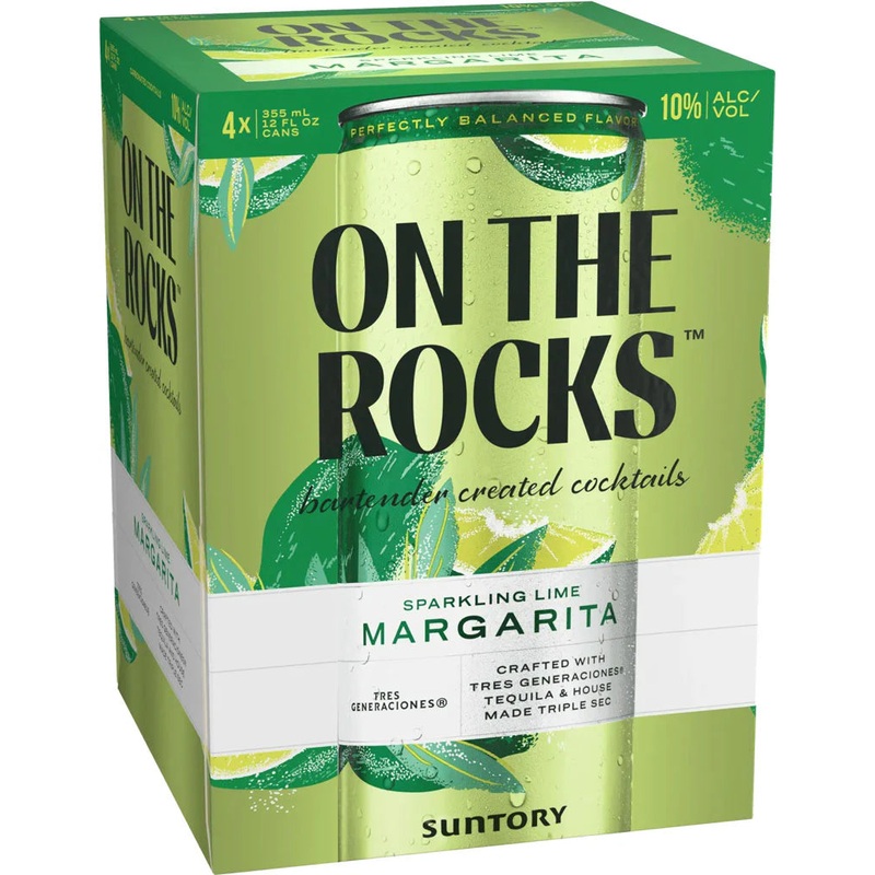 On The Rocks Lime Margarita 4pk 355mL