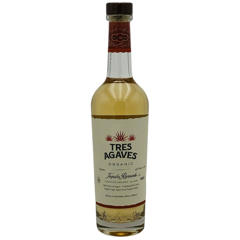 Tres Agaves Organic Reposado Tequila 750mL