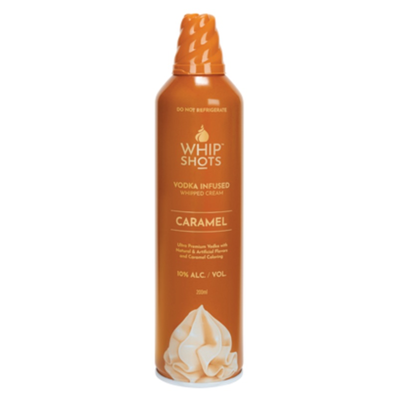 WhipShots Caramel Vodka Infused Whipped Cream 200ml