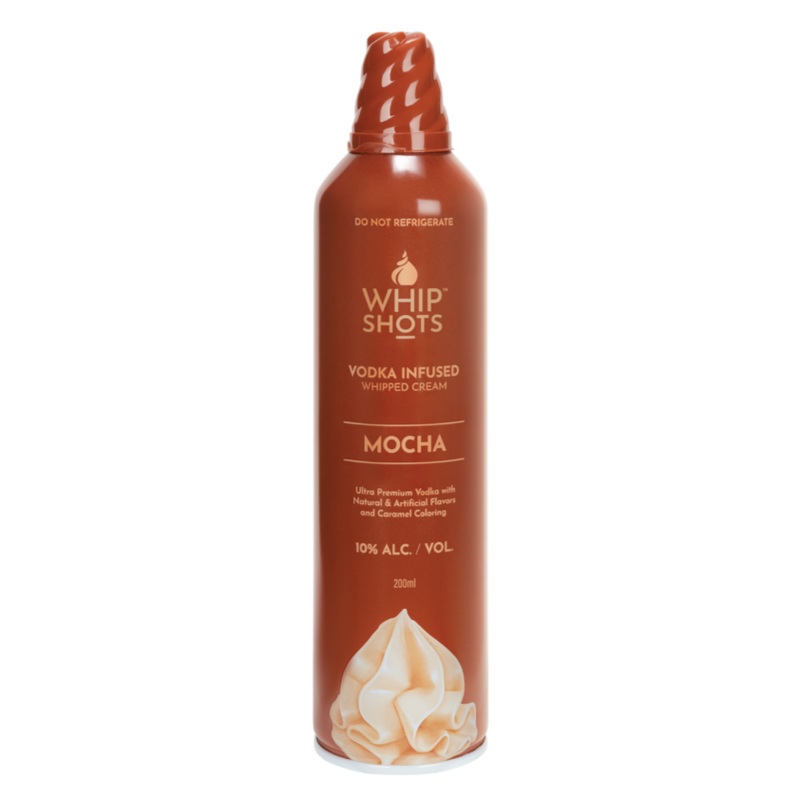 WhipShots Mocha Vodka Infused Whipped Cream 200ml