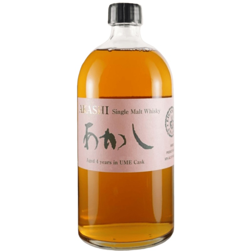 Akashi 4 Years Old Ume Cask Single Malt Whisky - 750ML