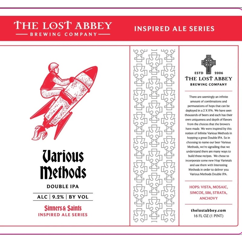 Lost Abbey Various Methods Dipa 16oz 12pack Cans