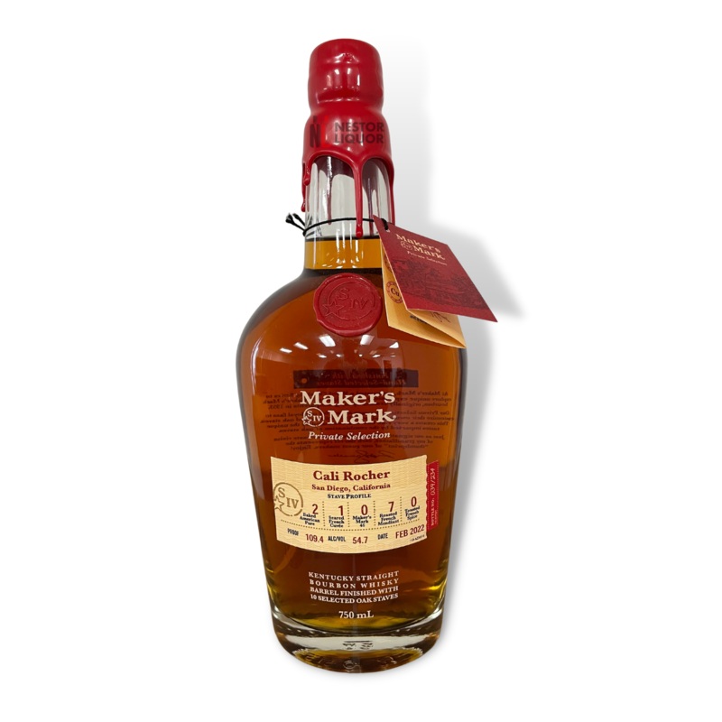 Maker's Mark Private Selection Sip Whiskey X Nestor Liquor 'Cali Rocher' 750ml