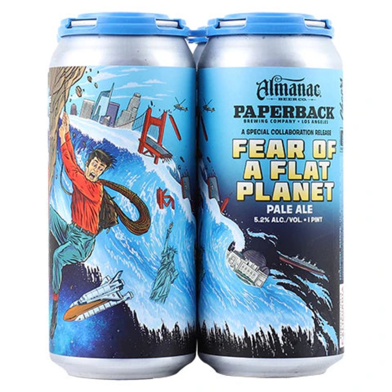 Paperback Fear Of A Flat Planet 16oz 4pk Cans