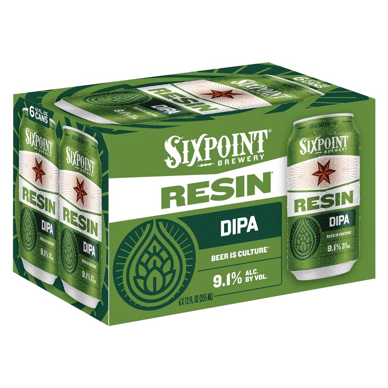 Sixpoint Resin Dipa 12oz 6pk Cans