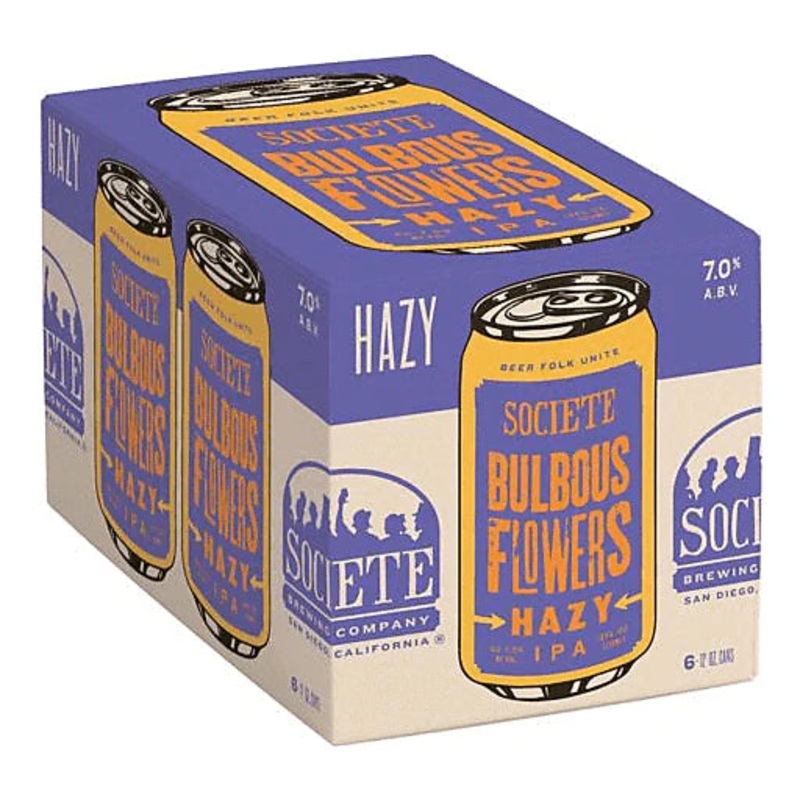 Societe Bulbous Flowers 12oz 6pk Cans