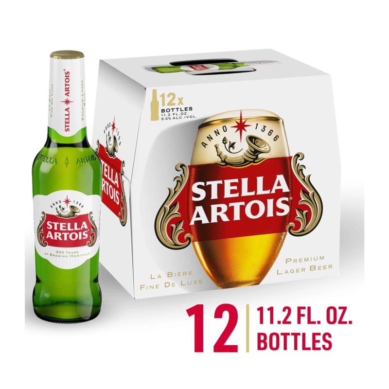 STELLA ARTOIS 12PK BTL 11.2 OZ