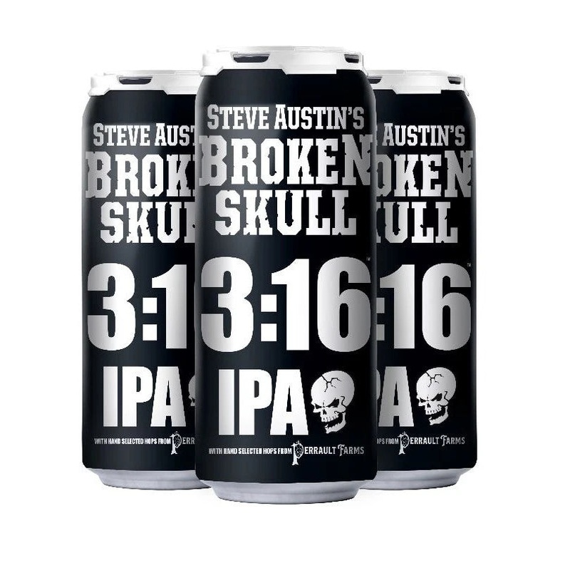 Steve Austin Broken Skull 3:16 IPA 16oz 4 Pack Can