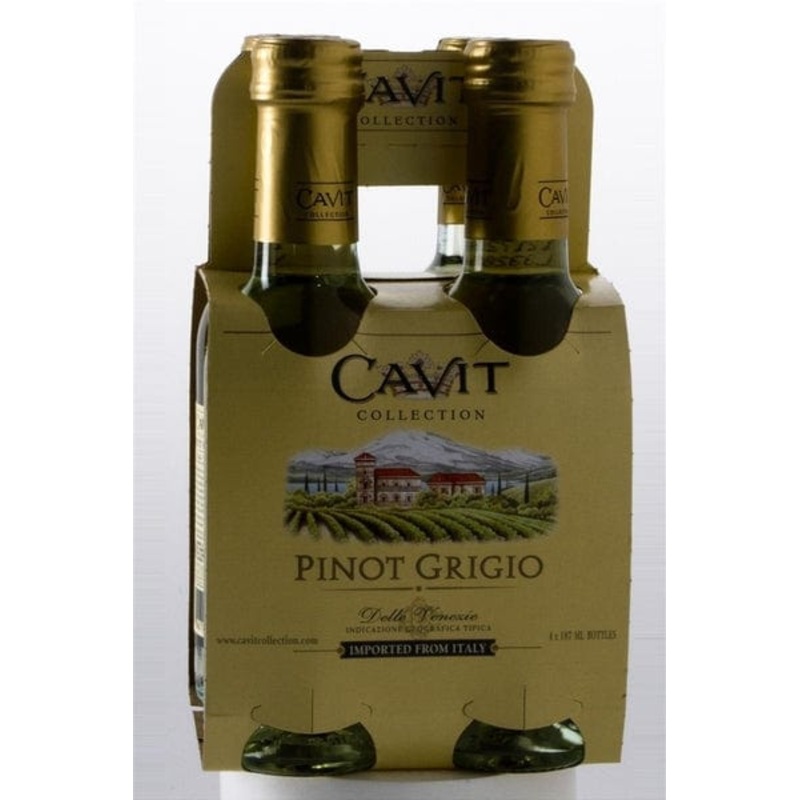 CAVIT PINOT GRIGIO 4PK 187ML