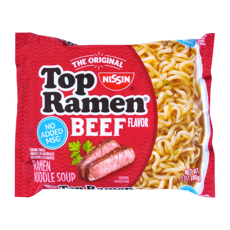 NISSIN  RAMEN BEEF 24/3OZ