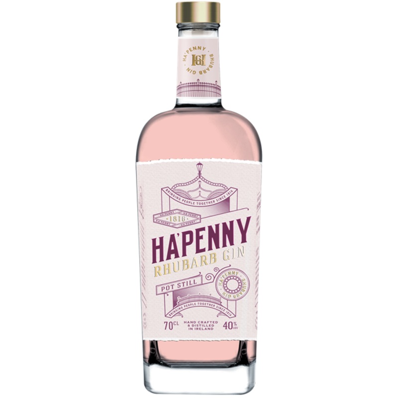 Ha'penny Pot Still Rhubarb Gin 750ml